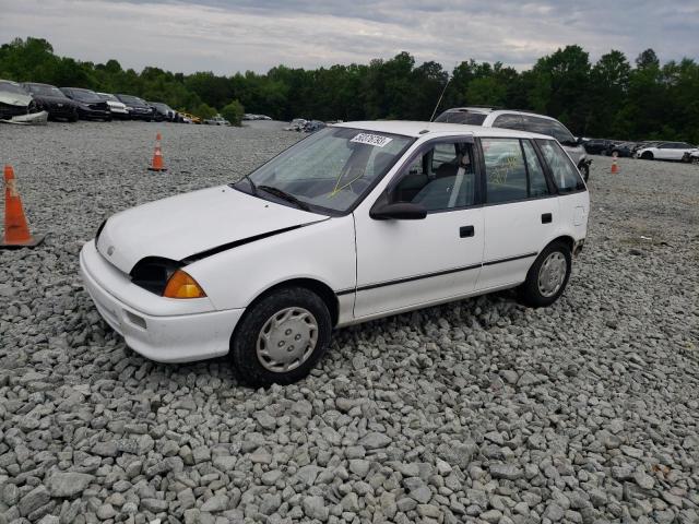 2C1MR646XP6761433 - 1993 GEO METRO WHITE photo 1