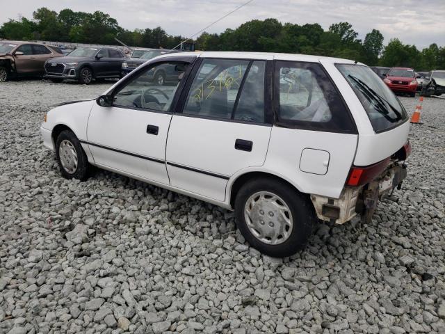 2C1MR646XP6761433 - 1993 GEO METRO WHITE photo 2