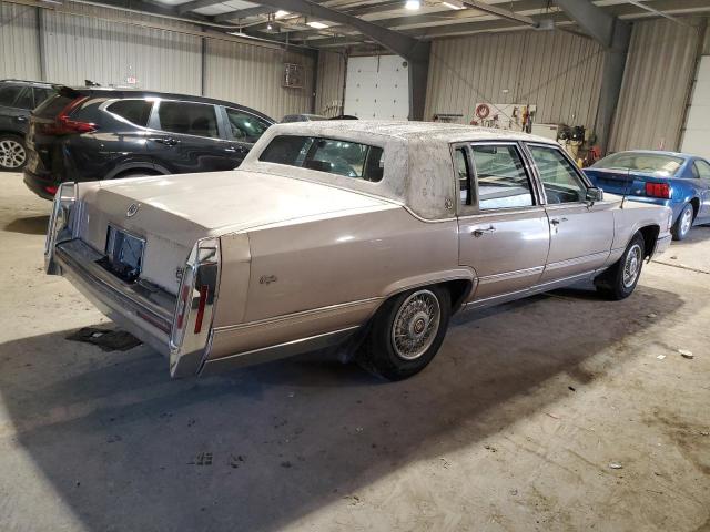 1G6DW54E4MR727021 - 1991 CADILLAC BROUGHAM BEIGE photo 3