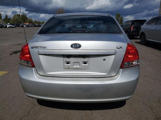 KNAFE221395631982 - 2009 KIA SPECTRA EX SILVER photo 6