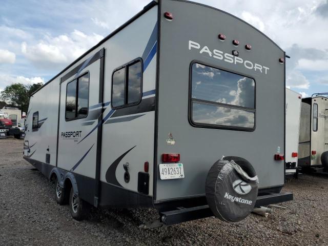 4YDT25220KK414242 - 2019 PASSPORT TRAVELTRLR WHITE photo 3
