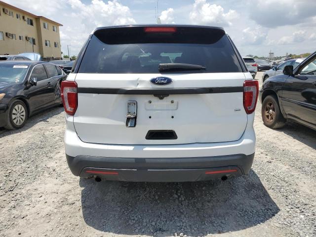 1FM5K8AR1HGD06781 - 2017 FORD EXPLORER POLICE INTERCEPTOR WHITE photo 6