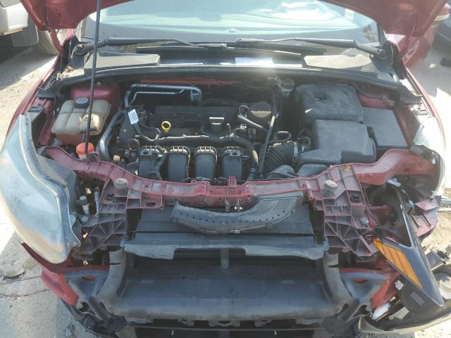 1FAHP3N27CL272466 - 2012 FORD FOCUS TITANIUM RED photo 11