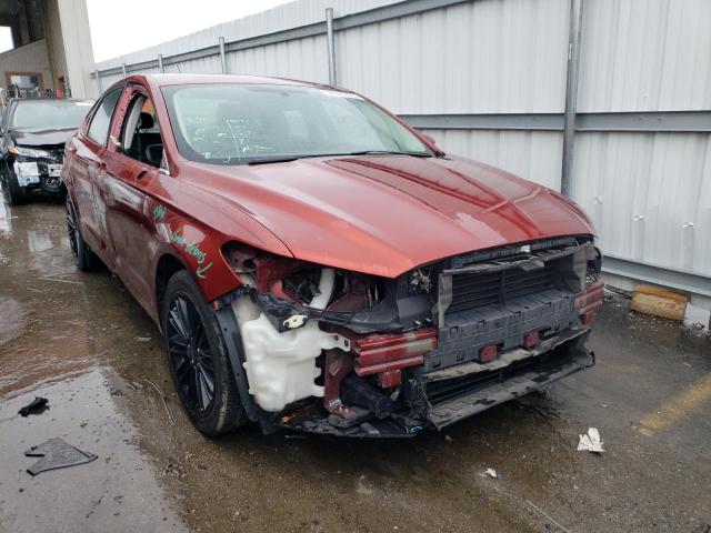 3FA6P0HD5ER240123 - 2014 FORD FUSION SE ORANGE photo 4