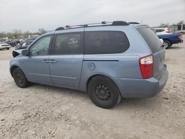 KNDMB233186251390 - 2008 KIA SEDONA EX BLUE photo 2