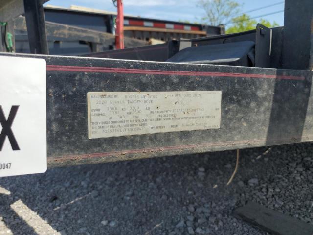 7GRN216EBLZ000047 - 2019 UTILITY TRAILER Schwarz Foto 10