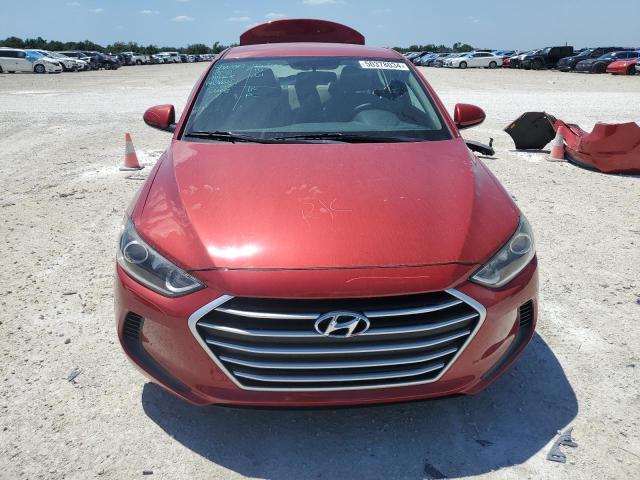 5NPD84LF9HH007593 - 2017 HYUNDAI ELANTRA SE RED photo 5