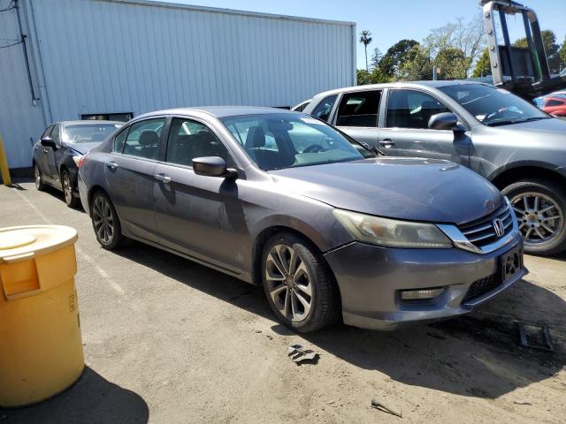 1HGCR2F56EA161117 - 2014 HONDA ACCORD SPORT GRAY photo 4