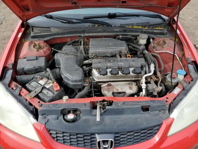 1HGEM22125L069727 - 2005 HONDA CIVIC DX VP Qırmızı foto 11