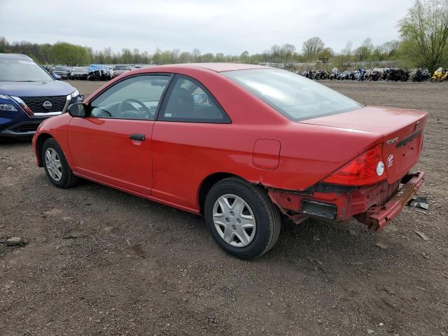 1HGEM22125L069727 - 2005 HONDA CIVIC DX VP Qırmızı foto 2