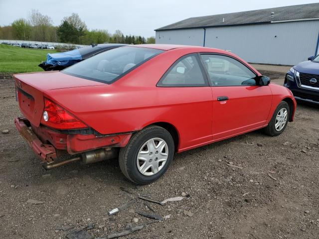 1HGEM22125L069727 - 2005 HONDA CIVIC DX VP Qırmızı foto 3