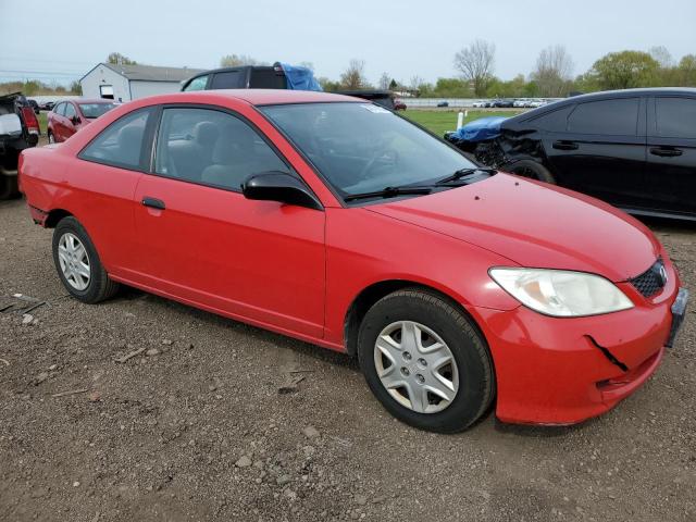 1HGEM22125L069727 - 2005 HONDA CIVIC DX VP Qırmızı foto 4