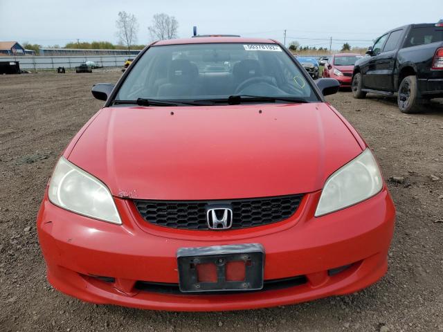 1HGEM22125L069727 - 2005 HONDA CIVIC DX VP Qırmızı foto 5