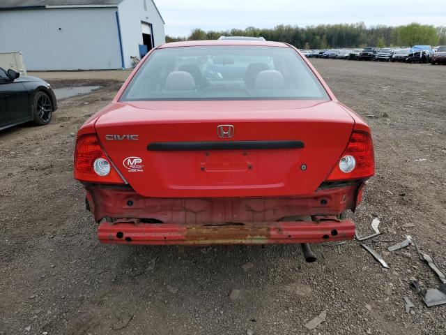 1HGEM22125L069727 - 2005 HONDA CIVIC DX VP Qırmızı foto 6
