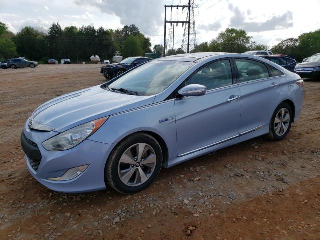 KMHEC4A40CA055323 - 2012 HYUNDAI SONATA HYBRID BLUE photo 1