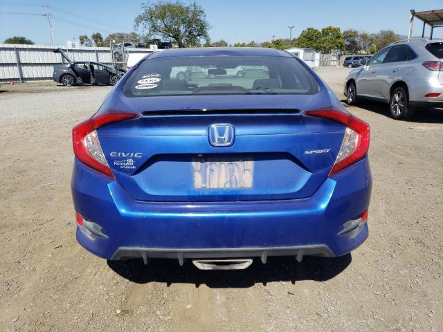 19XFC2F87KE045151 - 2019 HONDA CIVIC SPORT BLUE photo 6