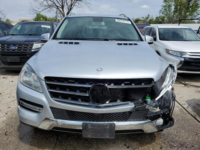 4JGDA5HBXCA075817 - 2012 MERCEDES-BENZ ML 350 4MATIC SILVER photo 5