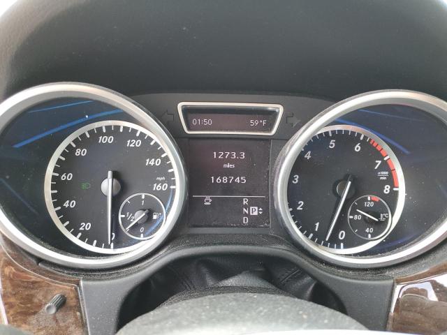 4JGDA5HBXCA075817 - 2012 MERCEDES-BENZ ML 350 4MATIC SILVER photo 9