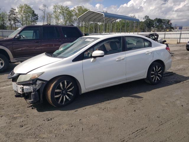19XFB2F98FE098992 - 2015 HONDA CIVIC EXL თეთრი ფოტო 1