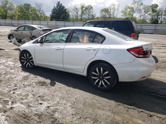 19XFB2F98FE098992 - 2015 HONDA CIVIC EXL თეთრი ფოტო 2