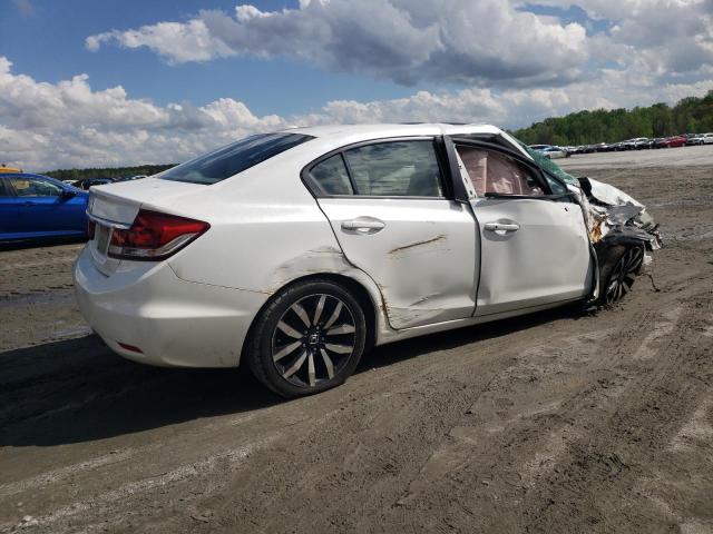 19XFB2F98FE098992 - 2015 HONDA CIVIC EXL თეთრი ფოტო 3