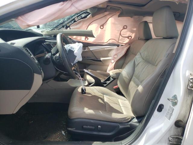 19XFB2F98FE098992 - 2015 HONDA CIVIC EXL თეთრი ფოტო 7