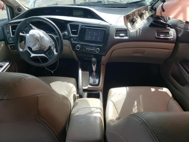 19XFB2F98FE098992 - 2015 HONDA CIVIC EXL თეთრი ფოტო 8