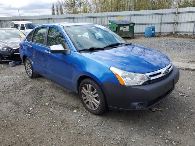 1FAHP3HN7BW151035 - 2011 FORD FOCUS SEL BLUE photo 4