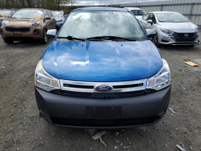 1FAHP3HN7BW151035 - 2011 FORD FOCUS SEL BLUE photo 5