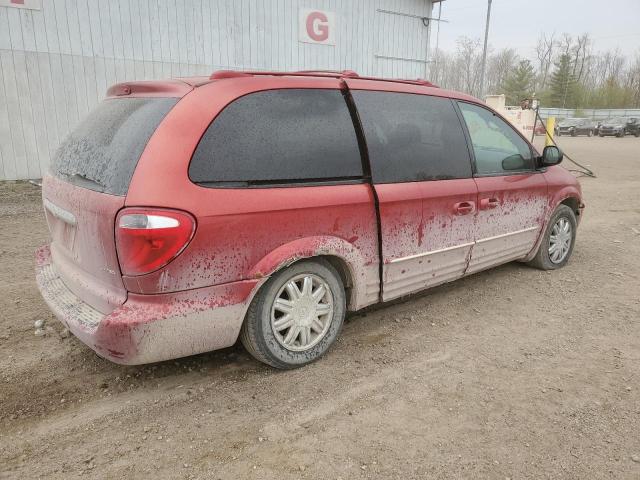 2C8GP64L64R578051 - 2004 CHRYSLER TOWN & COU LIMITED RED photo 3