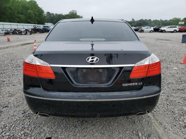 KMHGC4DF7BU140971 - 2011 HYUNDAI GENESIS 4.6L BLACK photo 6