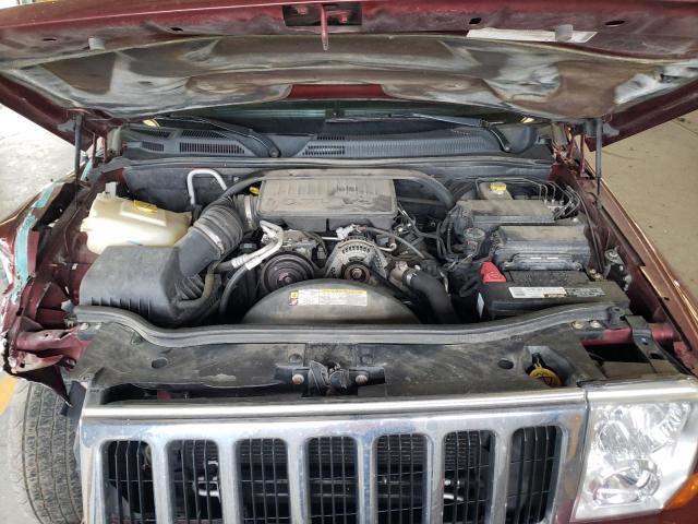 1J8HG48K98C207534 - 2008 JEEP COMMANDER SPORT მუქწითელი ფოტო 12