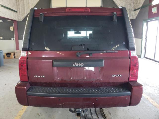 1J8HG48K98C207534 - 2008 JEEP COMMANDER SPORT მუქწითელი ფოტო 6