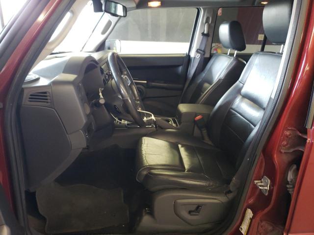 1J8HG48K98C207534 - 2008 JEEP COMMANDER SPORT მუქწითელი ფოტო 7
