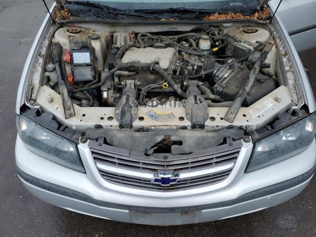 2G1WF52E649248448 - 2004 CHEVROLET IMPALA SILVER photo 11