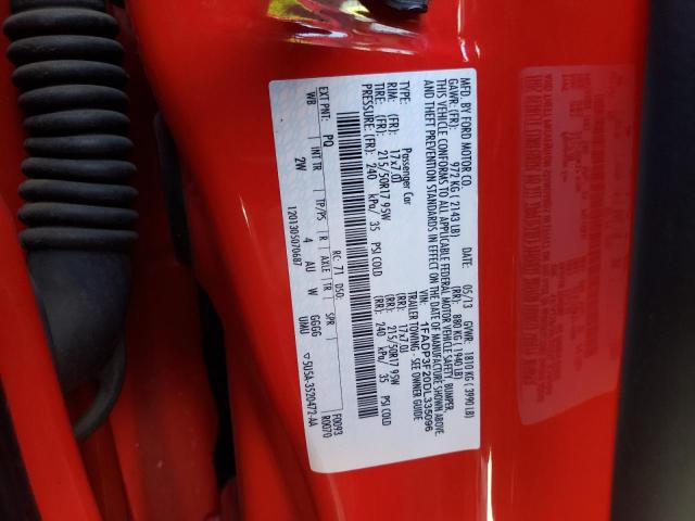 1FADP3F20DL335096 - 2013 FORD FOCUS SE RED photo 13