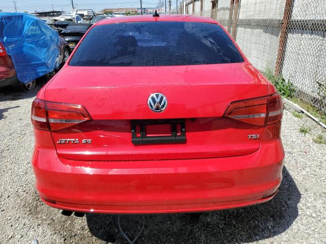 3VWD17AJ3FM285388 - 2015 VOLKSWAGEN JETTA SE RED photo 6