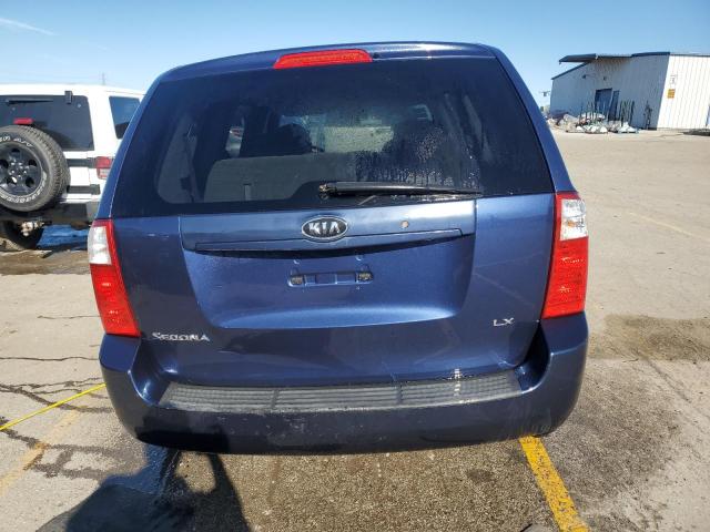 KNDMB233866057887 - 2006 KIA SEDONA EX BLUE photo 6