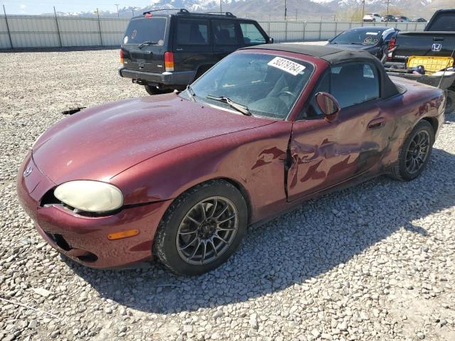 JM1NB353X30300881 - 2003 MAZDA MX-5 MIATA BASE BURGUNDY photo 1