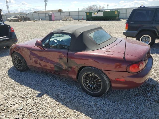 JM1NB353X30300881 - 2003 MAZDA MX-5 MIATA BASE BURGUNDY photo 2