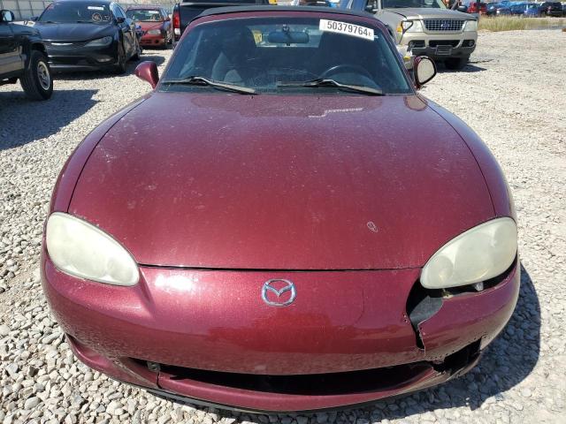 JM1NB353X30300881 - 2003 MAZDA MX-5 MIATA BASE BURGUNDY photo 5
