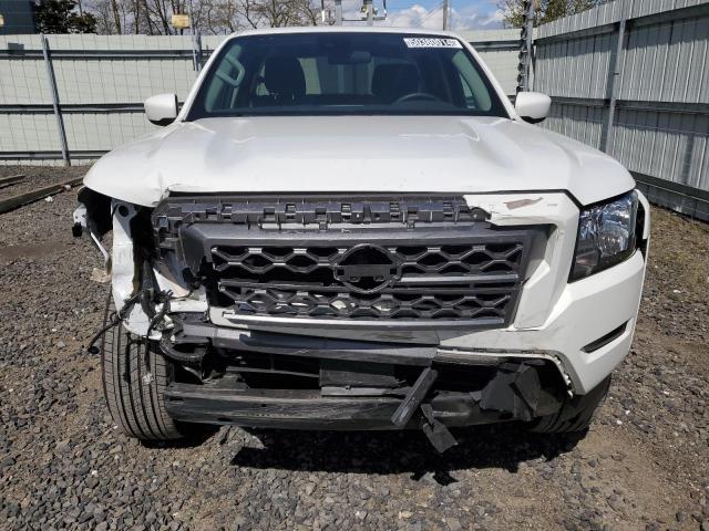 1N6ED1EJ5PN662068 - 2023 NISSAN FRONTIER S WHITE photo 5