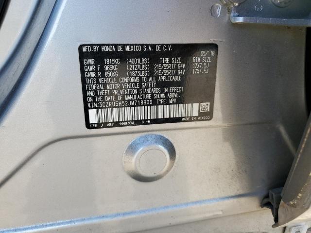 3CZRU5H52JM718909 - 2018 HONDA HR-V EX SILVER photo 14