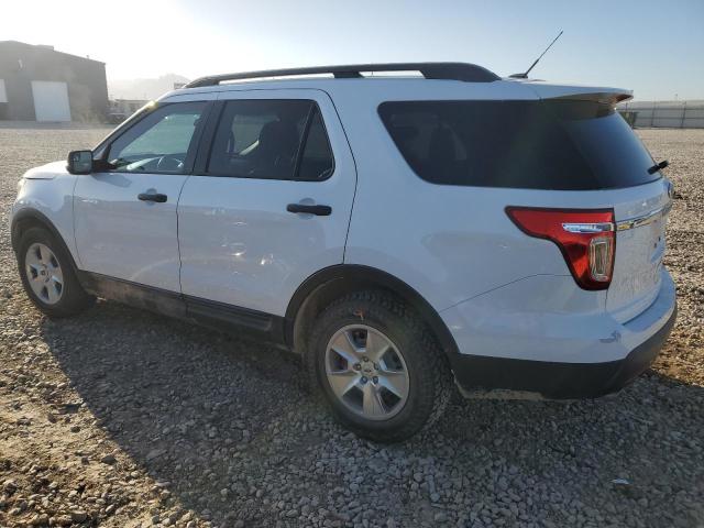 1FM5K7B80DGA54712 - 2013 FORD EXPLORER WHITE photo 2