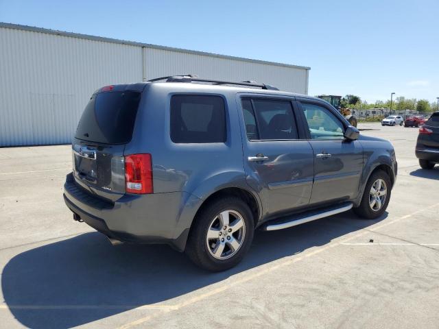 5FNYF4H76BB009459 - 2011 HONDA PILOT EXLN GRAY photo 3