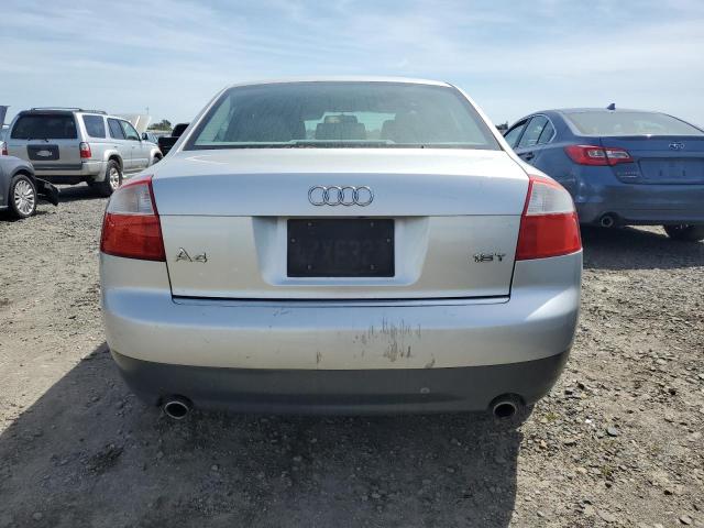 WAUJC68E53A140748 - 2003 AUDI A4 1.8T SILVER photo 6