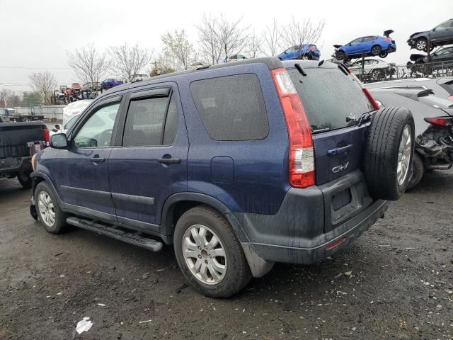 SHSRD788X5U334830 - 2005 HONDA CR-V EX BLUE photo 2