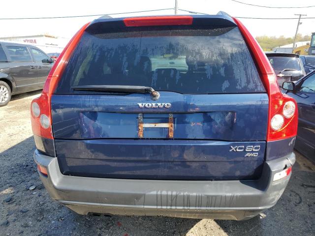 YV1CZ59H641081850 - 2004 VOLVO XC90 BLUE photo 6