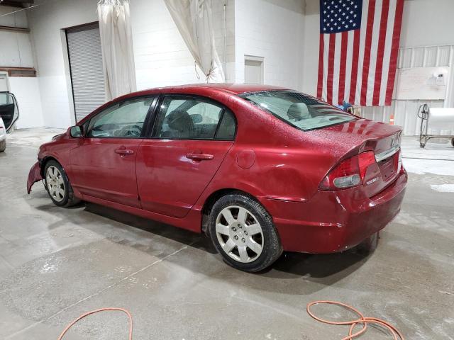 2HGFA1F59BH526045 - 2011 HONDA CIVIC LX RED photo 2