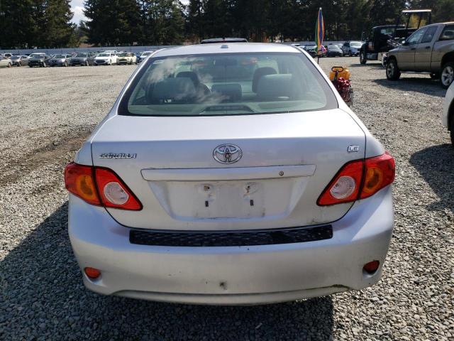 JTDBL40E19J011776 - 2009 TOYOTA COROLLA BASE SILVER photo 6